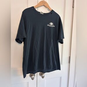 Vintage Horsefe Athers Bar And Grill Motorcyle Bar Short Sleeve Shirt Rare